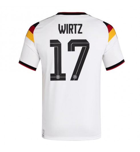 Saksa Florian Wirtz #17 Kotipaita MM-kisat 2026 Lyhythihainen Saksa Florian Wirtz #17 Kotipaita MM-kisat 2026 Lyhythihainen